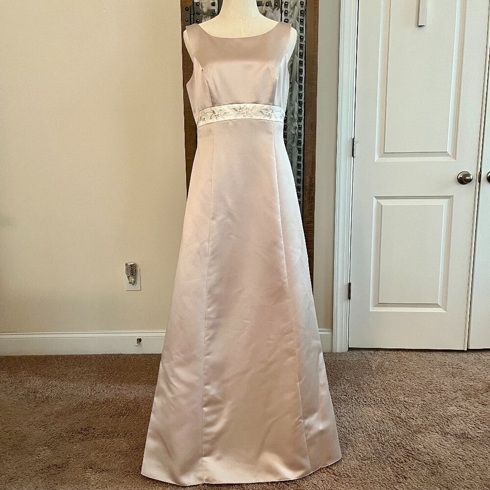 VINTAGE Michaelangelo Davids Bridal Champagne Formal/Bridesmaid/Wedding Gown| 10